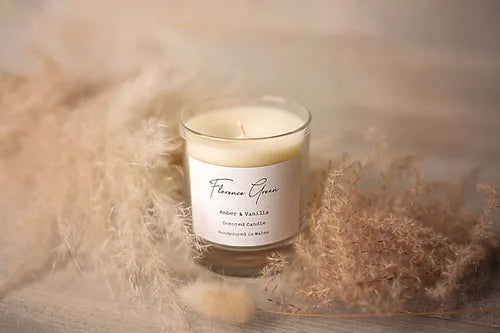 Amber & Vanilla Large Scented Candle