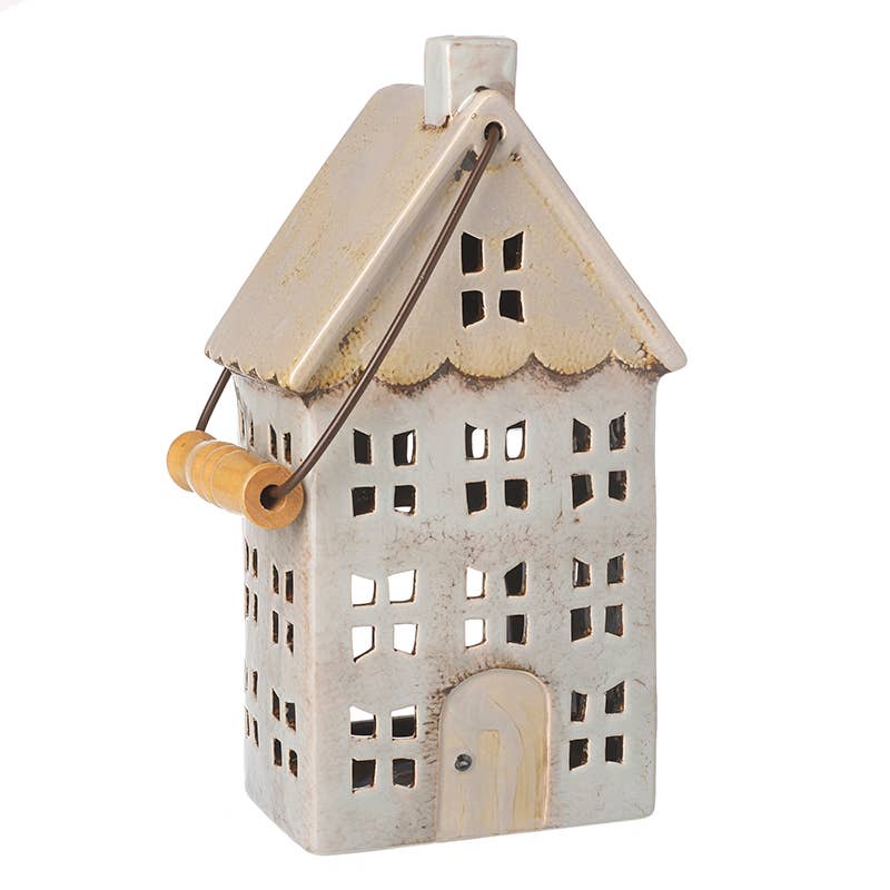 Ceramic House Lantern