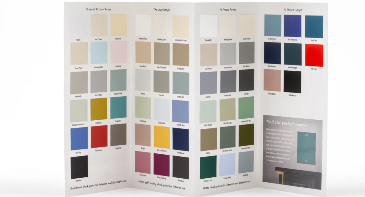 Frenchic Colour Chart