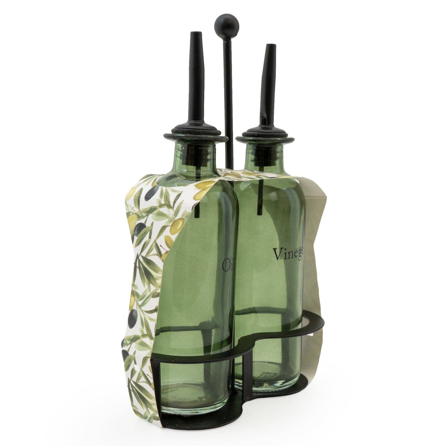 Oil & Vinegar Bottle Set - Olives