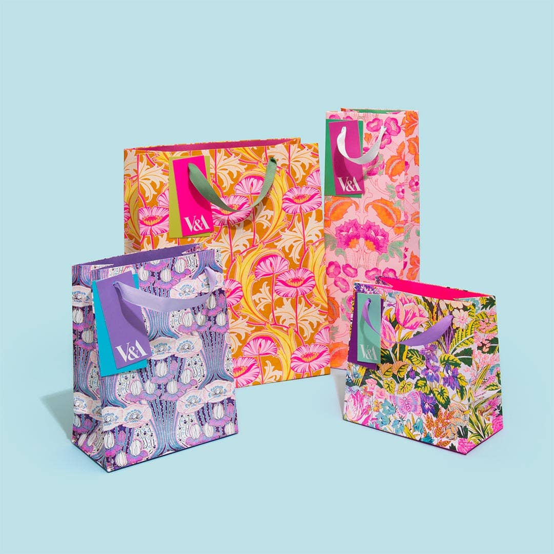 Neon Floral Mawson Tulip Small Gift Bag (12561)