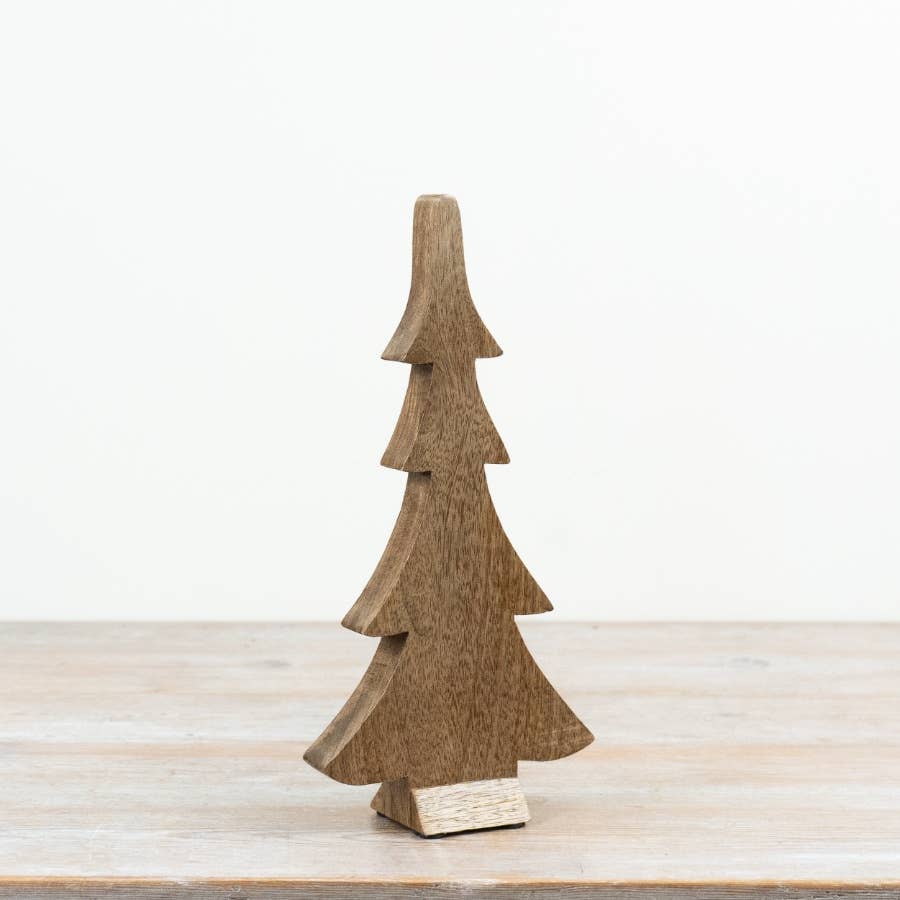 Smooth Wooden Tree, 30cm