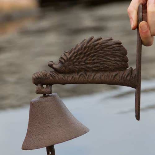 Cast Iron Hedgehog Doorbell