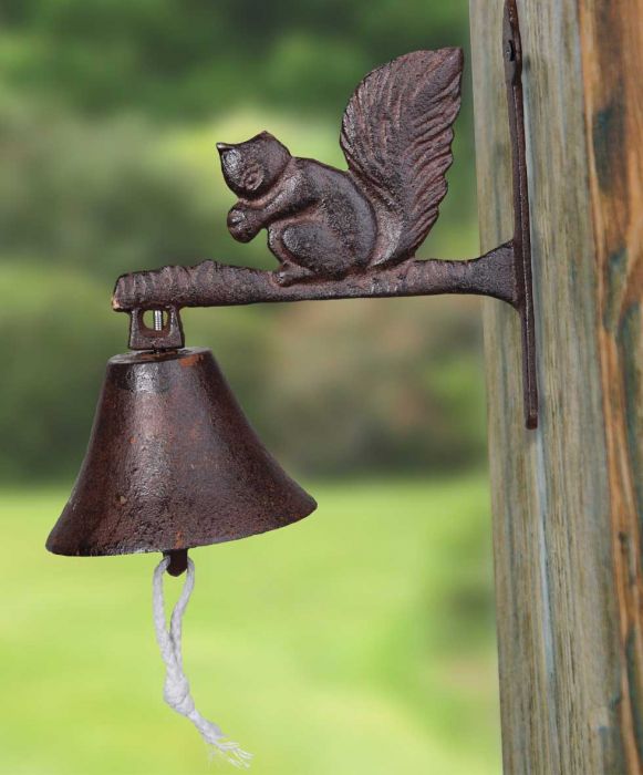 Cast Iron Squirrel Doorbell
