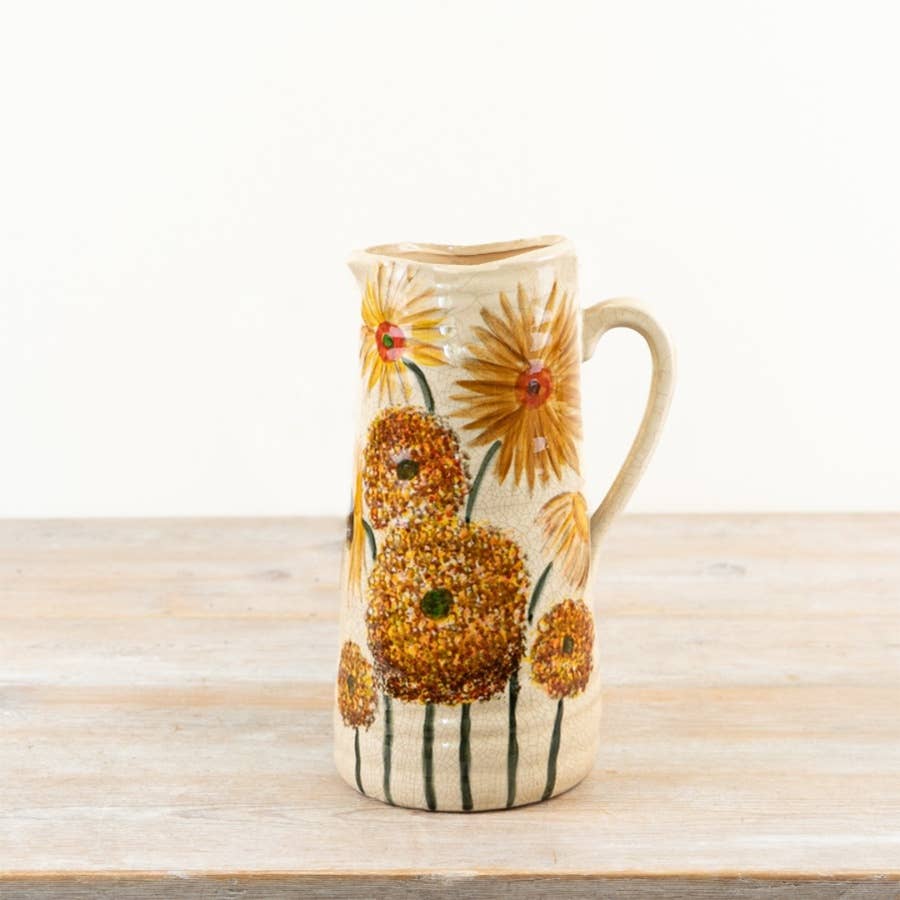 Sunflower Jug, 27.5cm