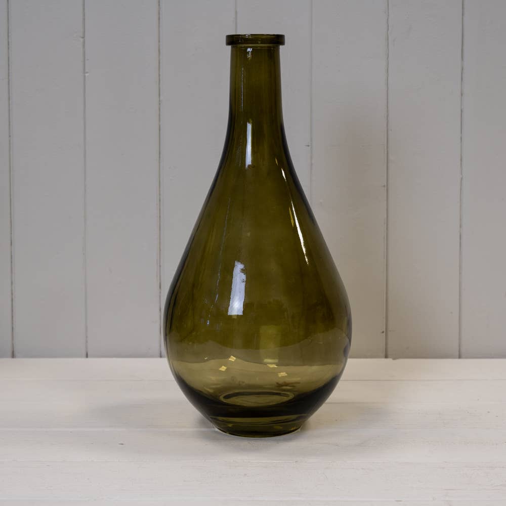 Warm Grey Tall Bud Vase