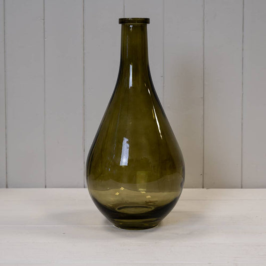 Warm Grey Tall Bud Vase