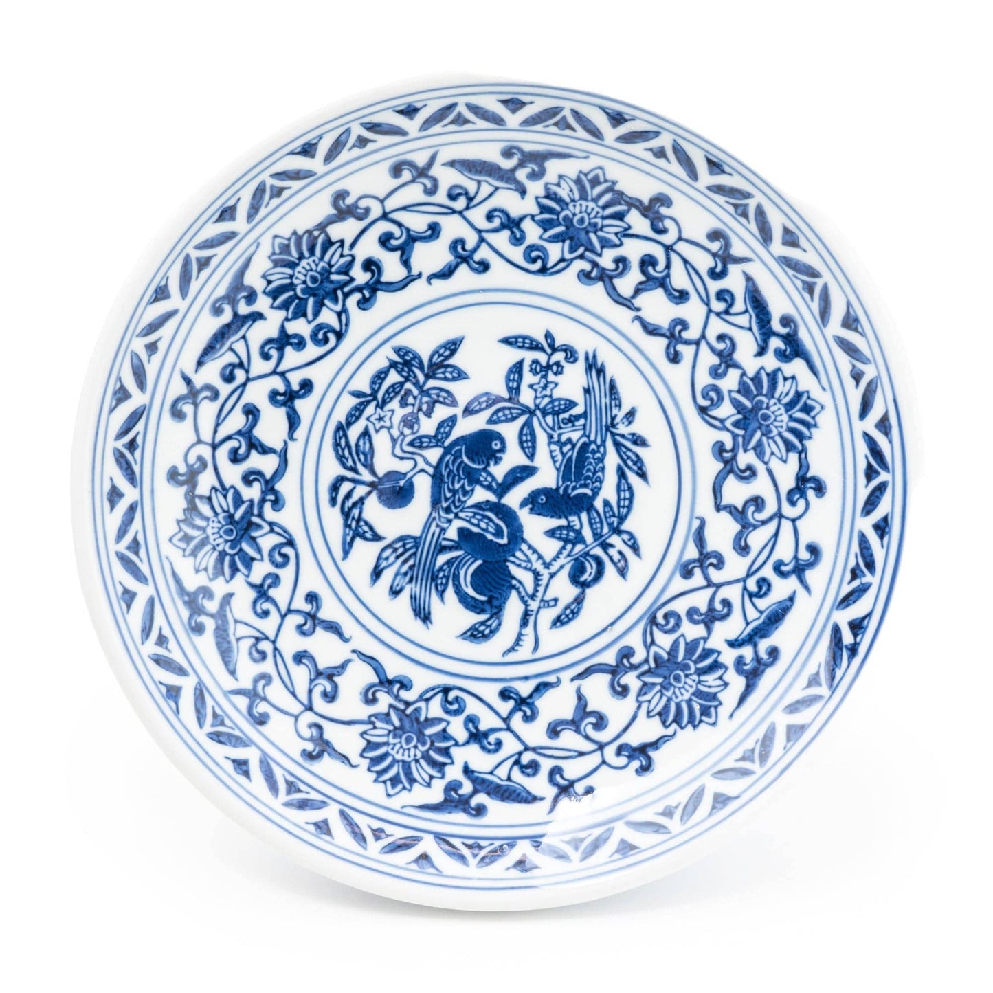 Sumatra Blue & White Cake Stand 8" 1PK