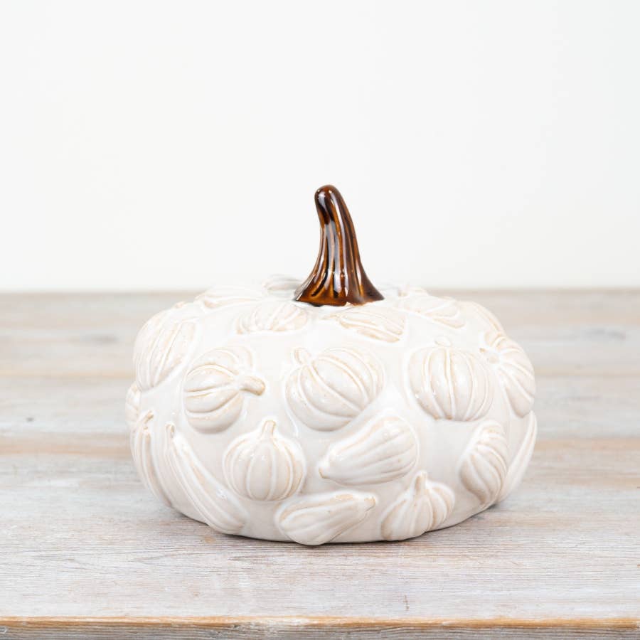 Ceramic Pumpkin Décor, 19cm