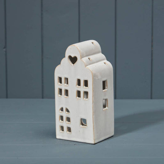Ceramic House Tealight Holder (18cm)