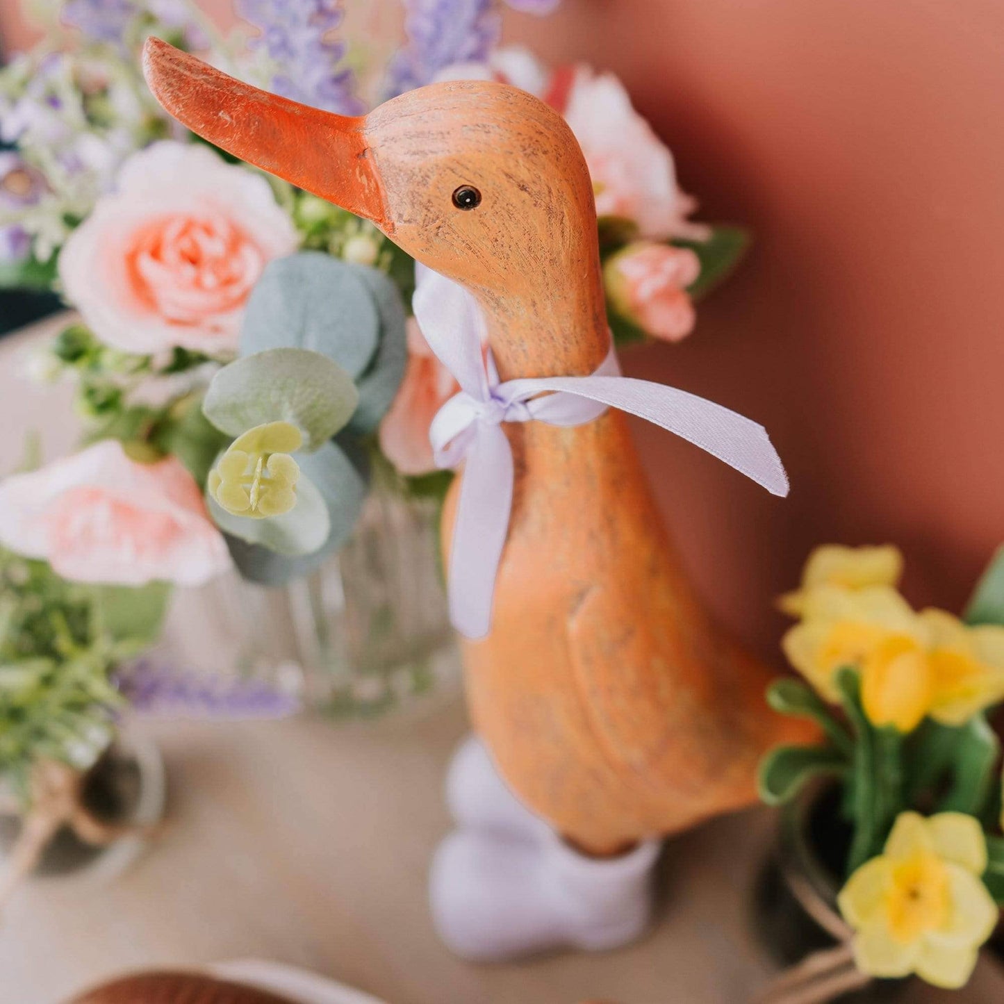 Duck in Lilac Wellies Oak Effect 29.8cm 6PK