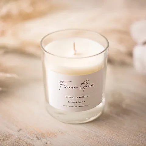 Coconut & Vanilla Scented Candle