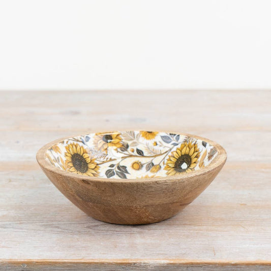 Sunflower Enamel Bowl