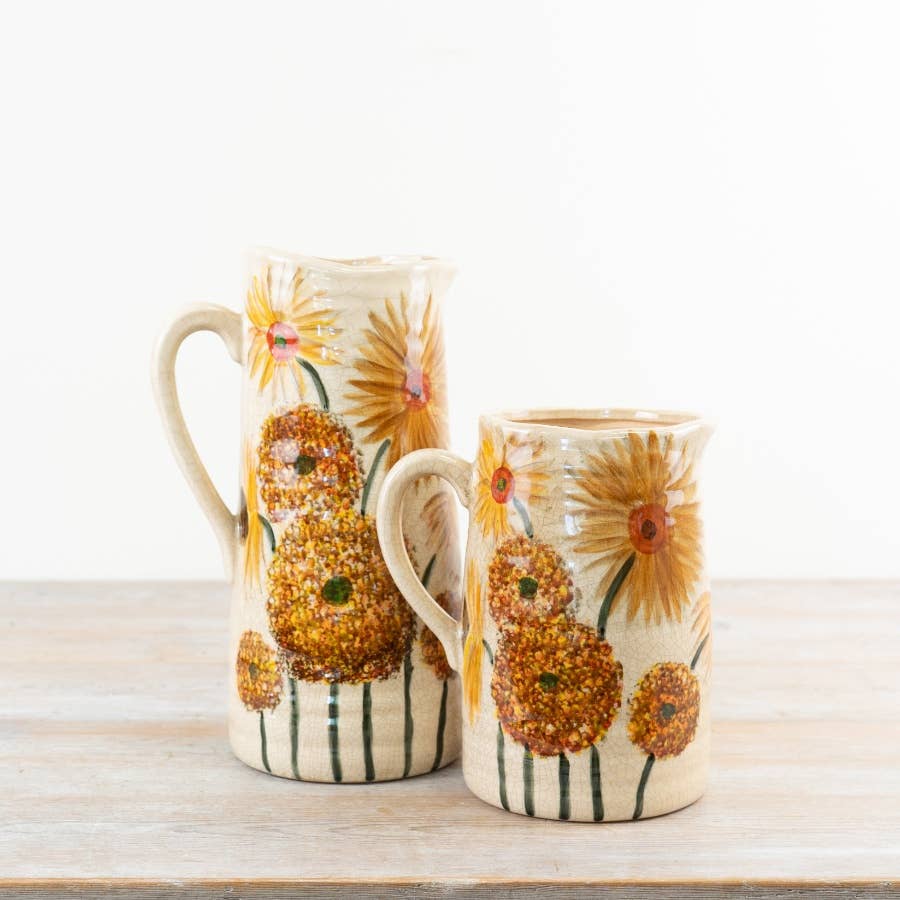 Sunflower Jug, 27.5cm