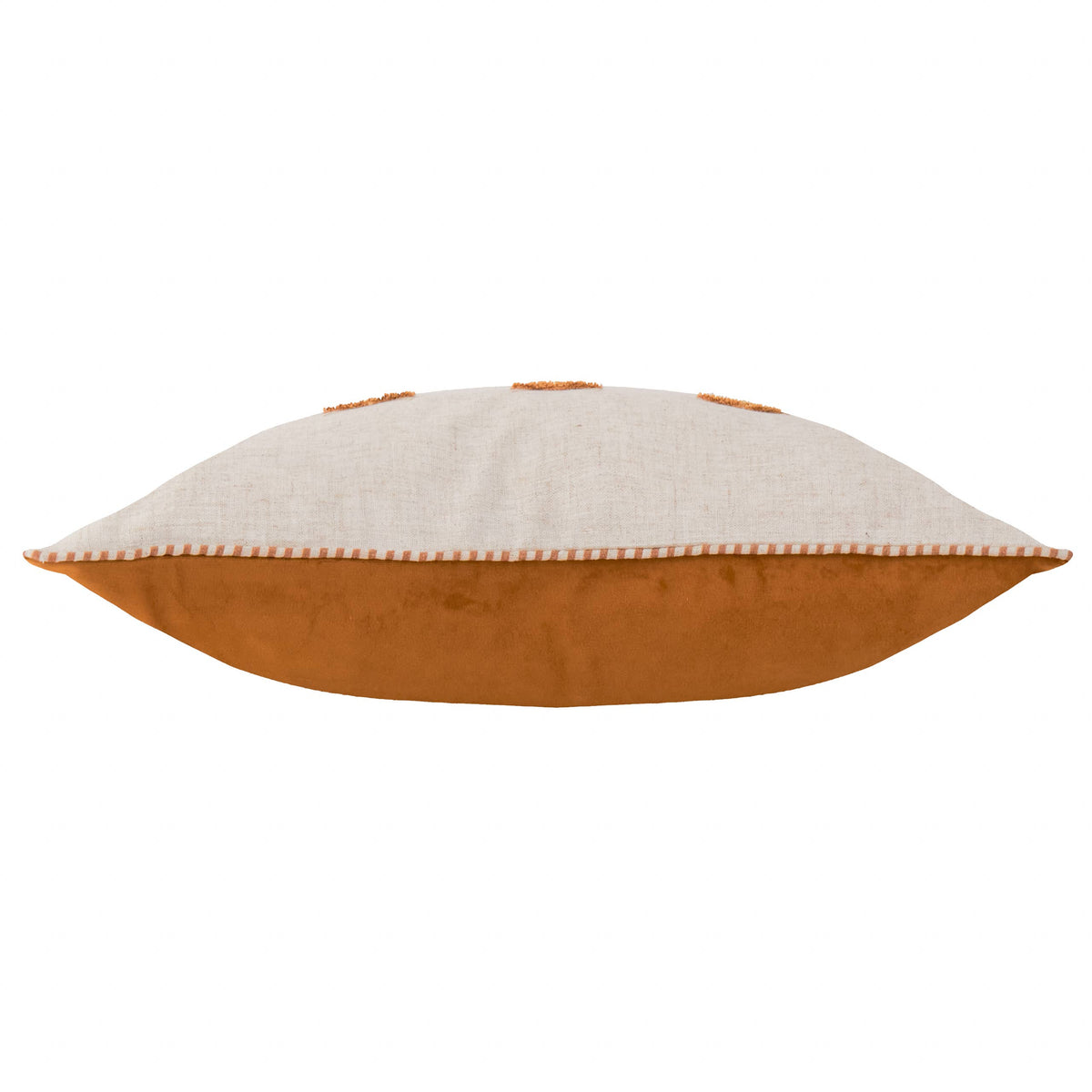 Ramble Highland Cow Tufted Cushion Ginger: Ginger / Polyester Filled / 30 x 50cm