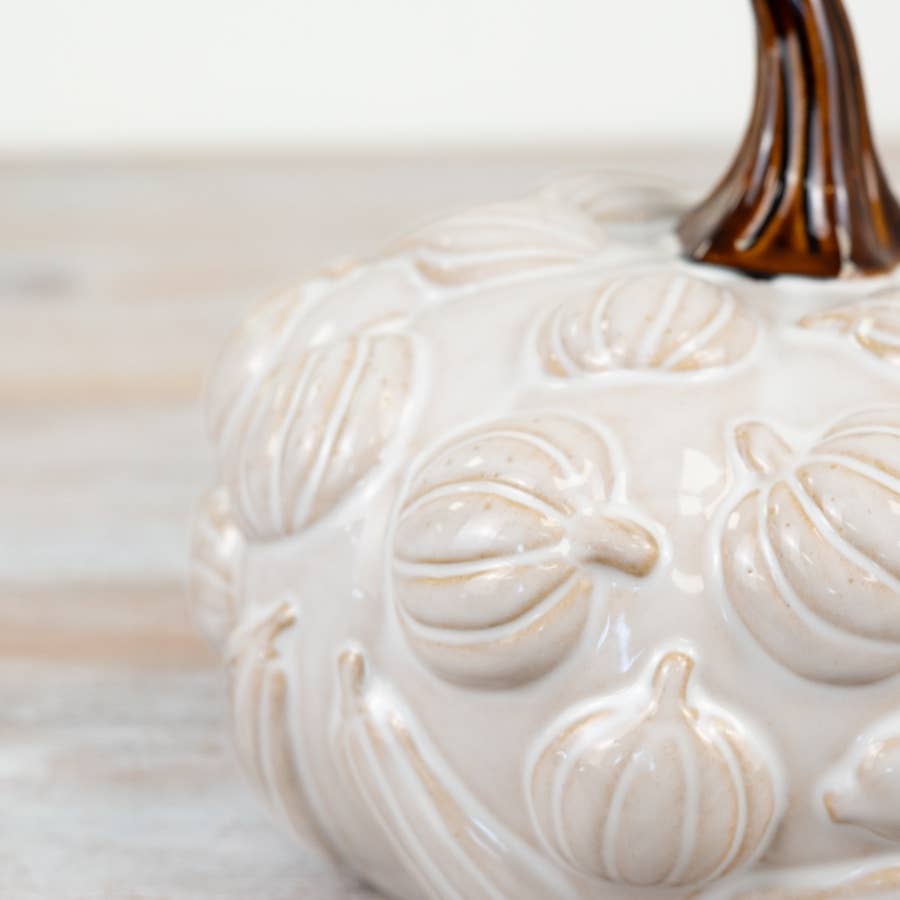 Ceramic Pumpkin Décor, 19cm