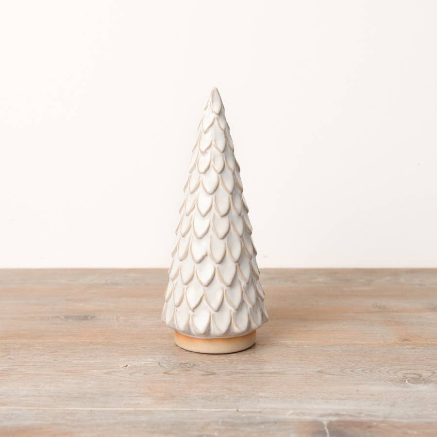 Scalloped Ceramic Tree - Medium, 19.5cm
