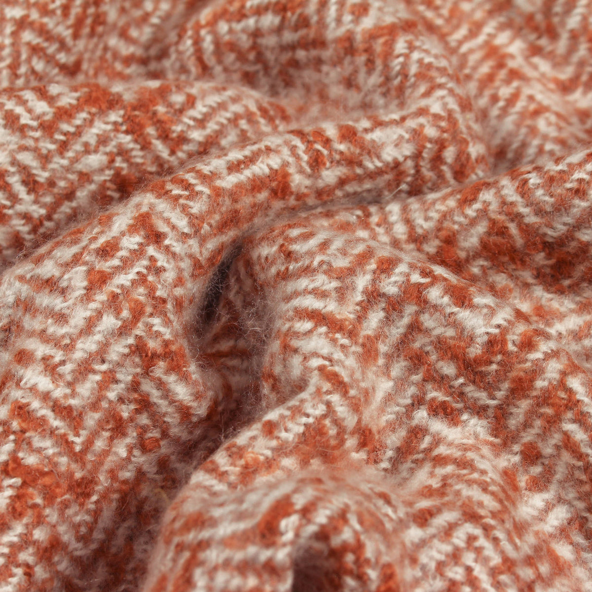 Weaver Herringbone Throw Rust: Rust / 130 x 180cm