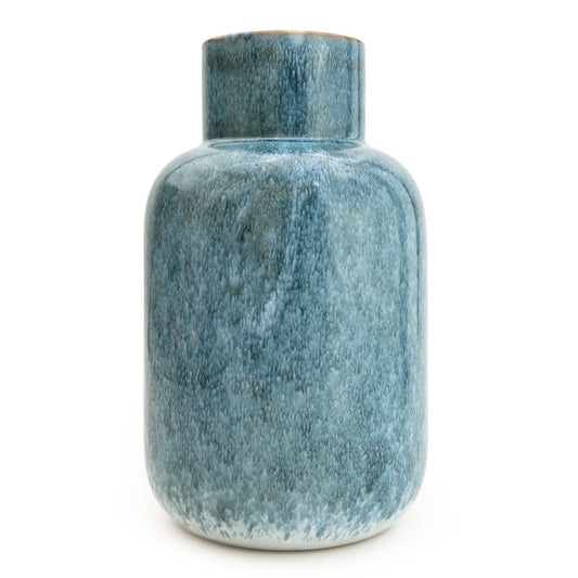 Blue Reactive Glaze Vase