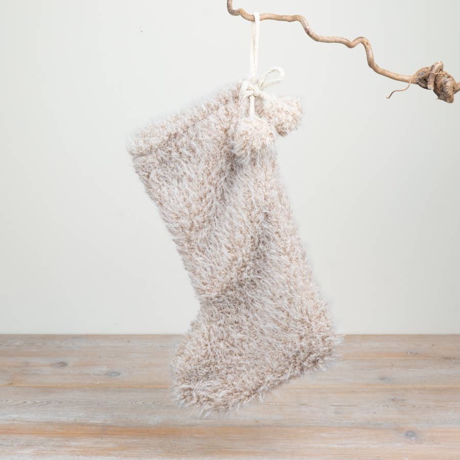 Cream Stocking, 37cm
