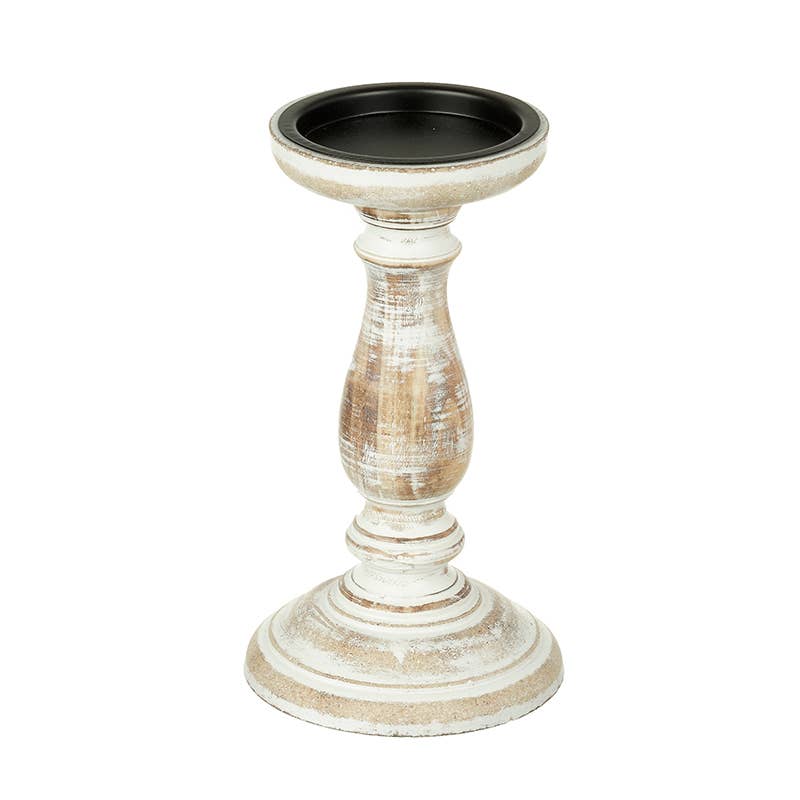 Medium Wooden Candle Stick