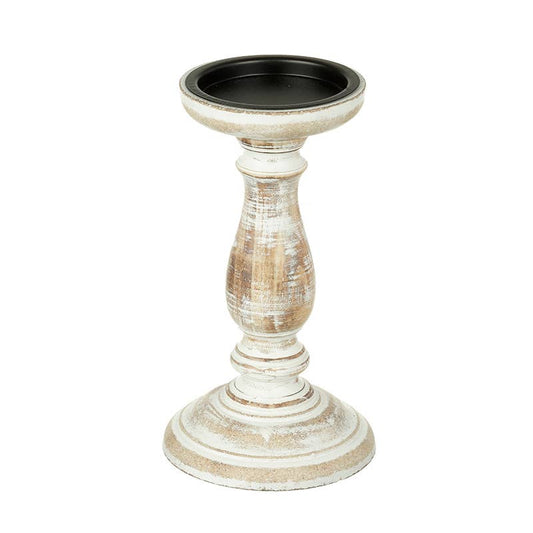 Medium Wooden Candle Stick