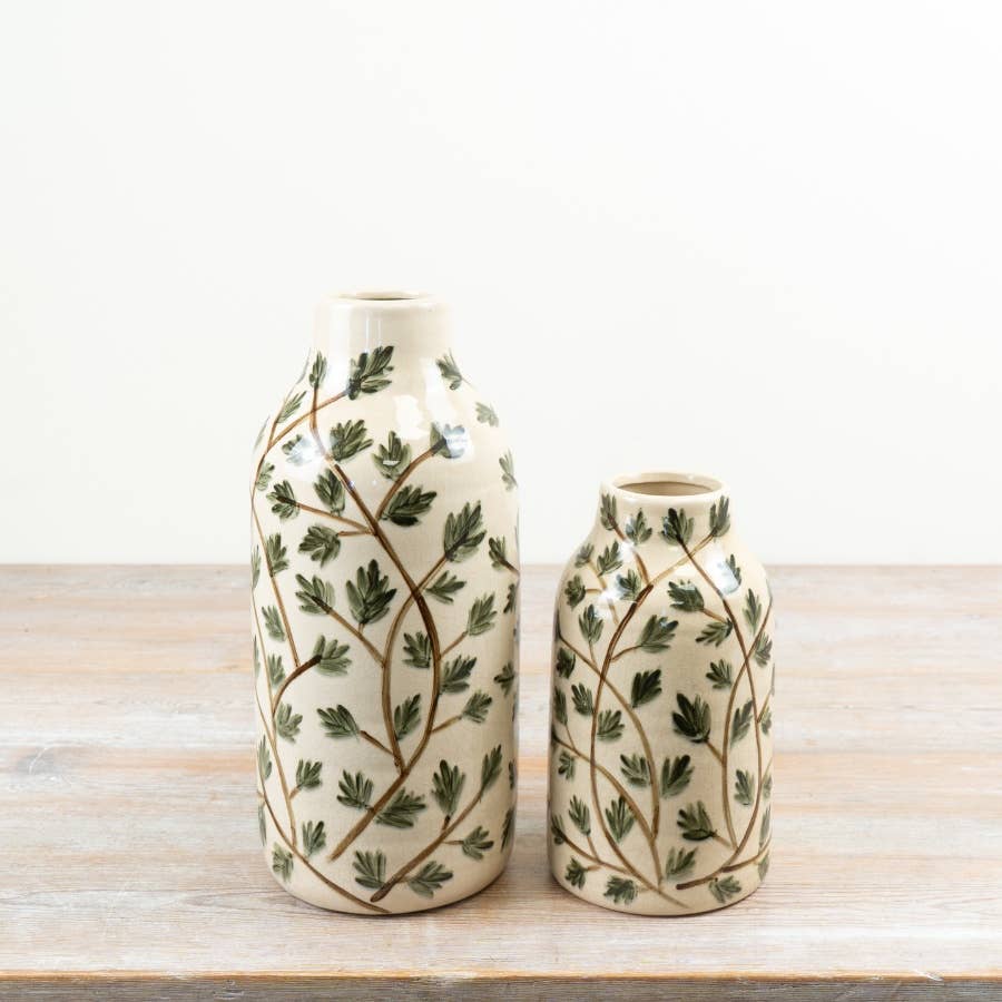 Foliage Ceramic Vase, 30.5cm
