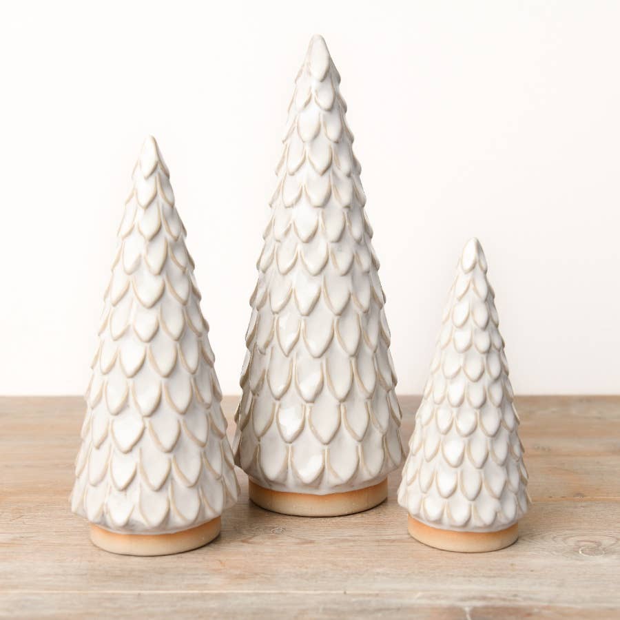 Scalloped Ceramic Tree - Medium, 19.5cm