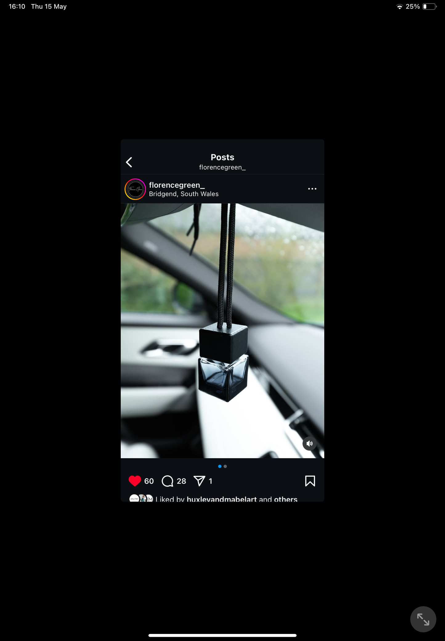 Luxury Black Car Diffuser