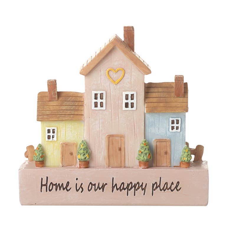 HOME IS OUR HAPPY PLACE HOUSE DECORATION