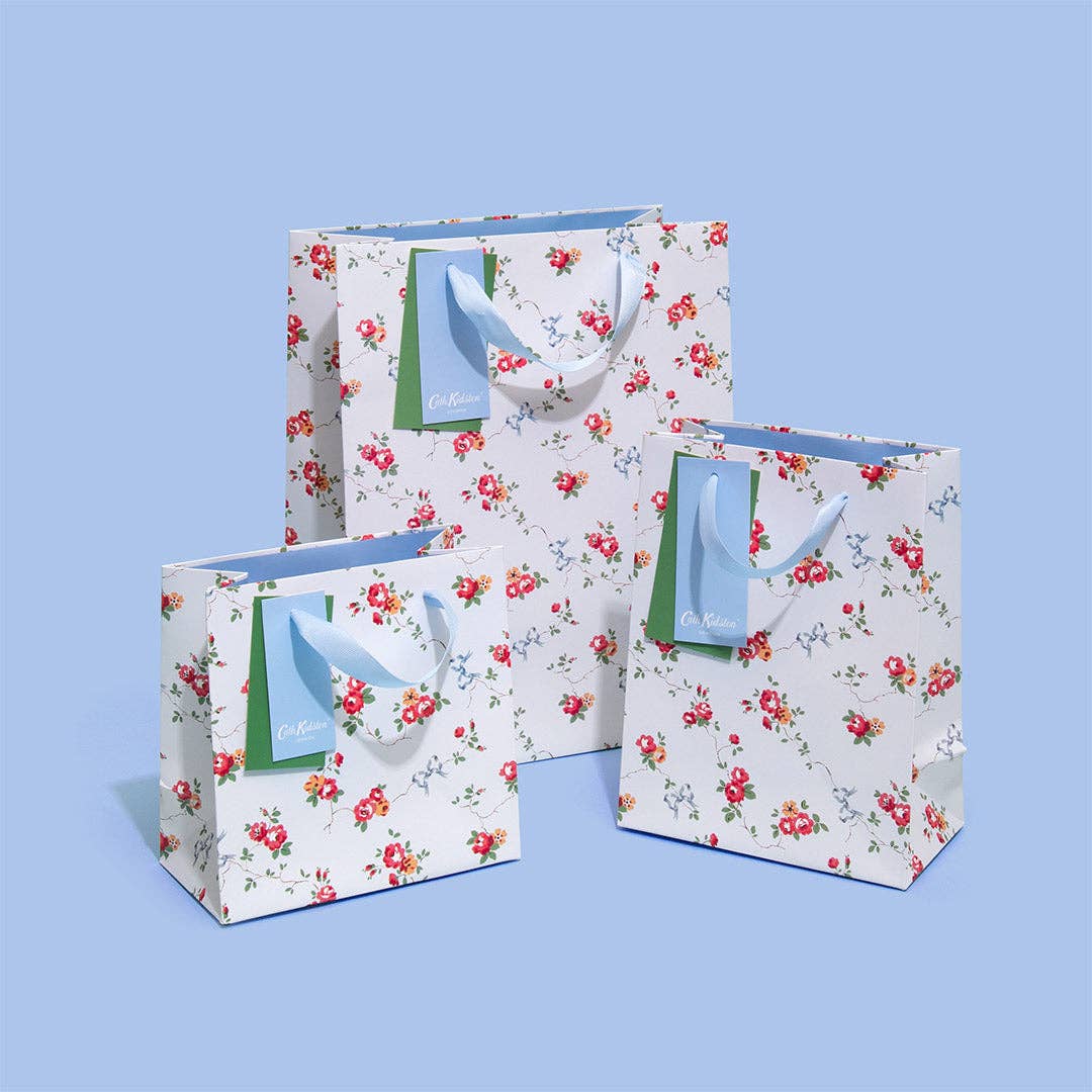 Rose and Bows Medium Gift Bag (13264)