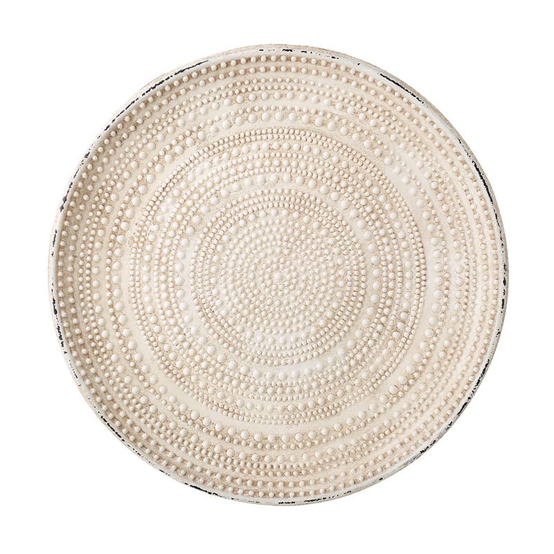 Round Wooden Display Tray