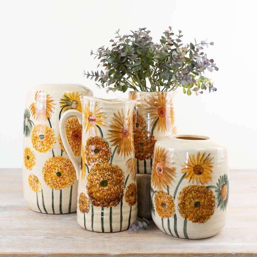 Sunflower Jug, 27.5cm
