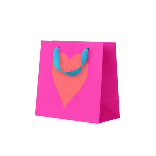 Neon Heart Small Gift Bag (12120)
