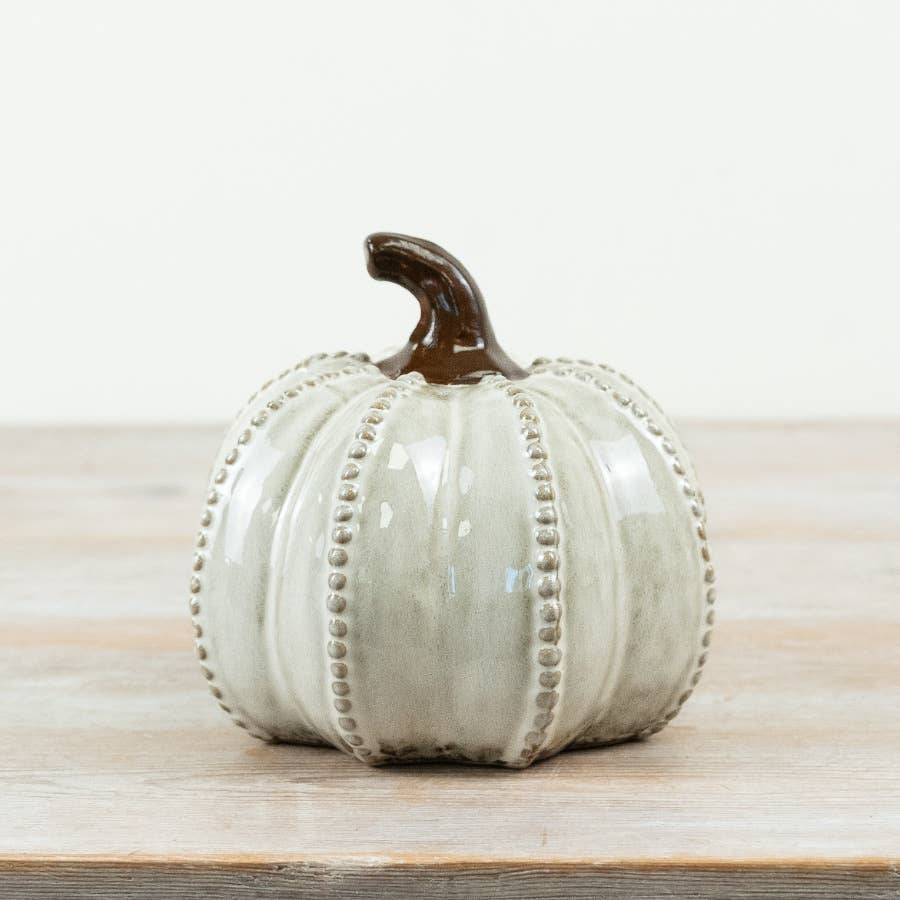Glazed Pumpkin Ornament, 12.5cm