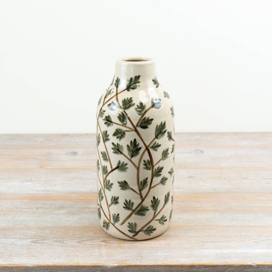 Foliage Ceramic Vase, 30.5cm