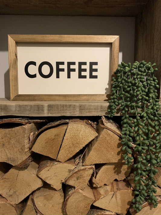 Coffee Framed Sign
