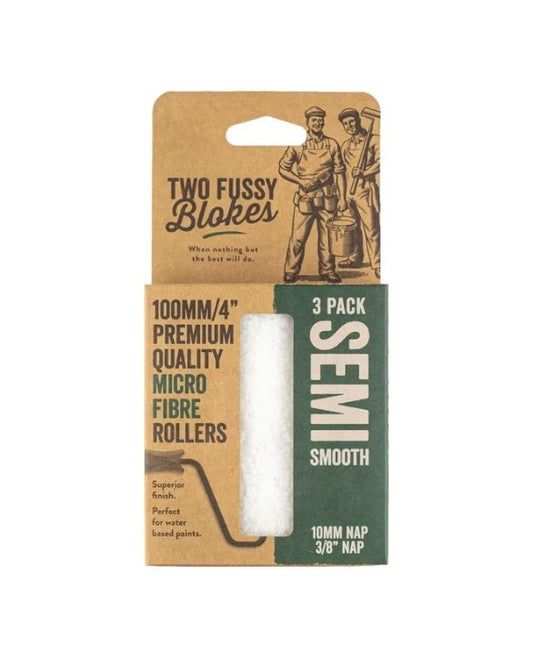 Two Fussy Blokes 10mm Semi Smooth Mini Roller 3 Pack