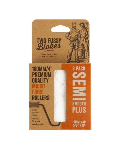 Two Fussy Blokes 15mm Semi Smooth Plus Mini Roller 3 Pack