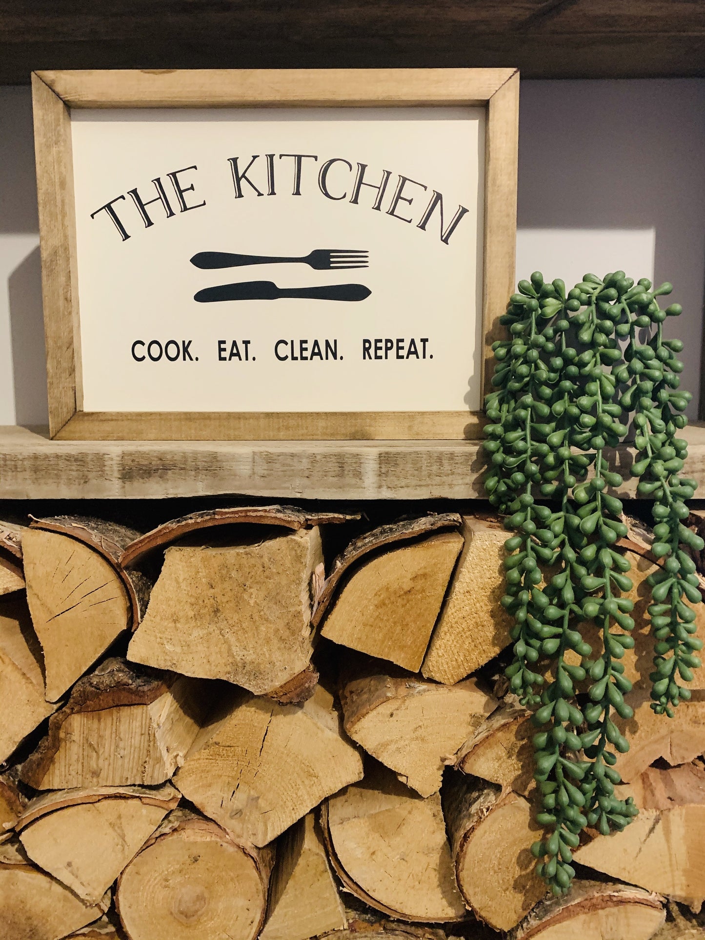 The Kitchen Framed Sign