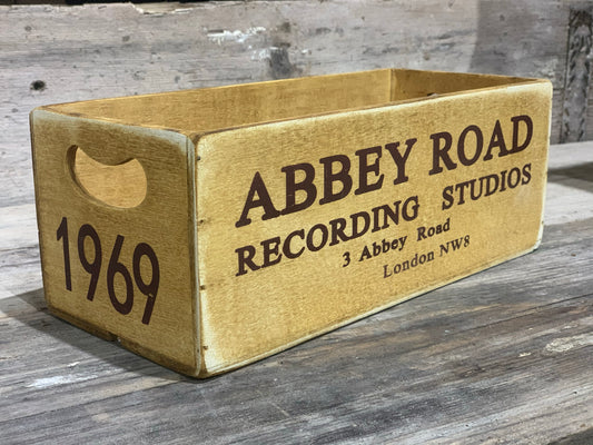 Abbey Road Wooden Crate