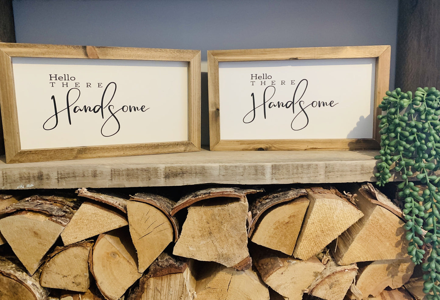 Handsome & Handsome Framed Signs