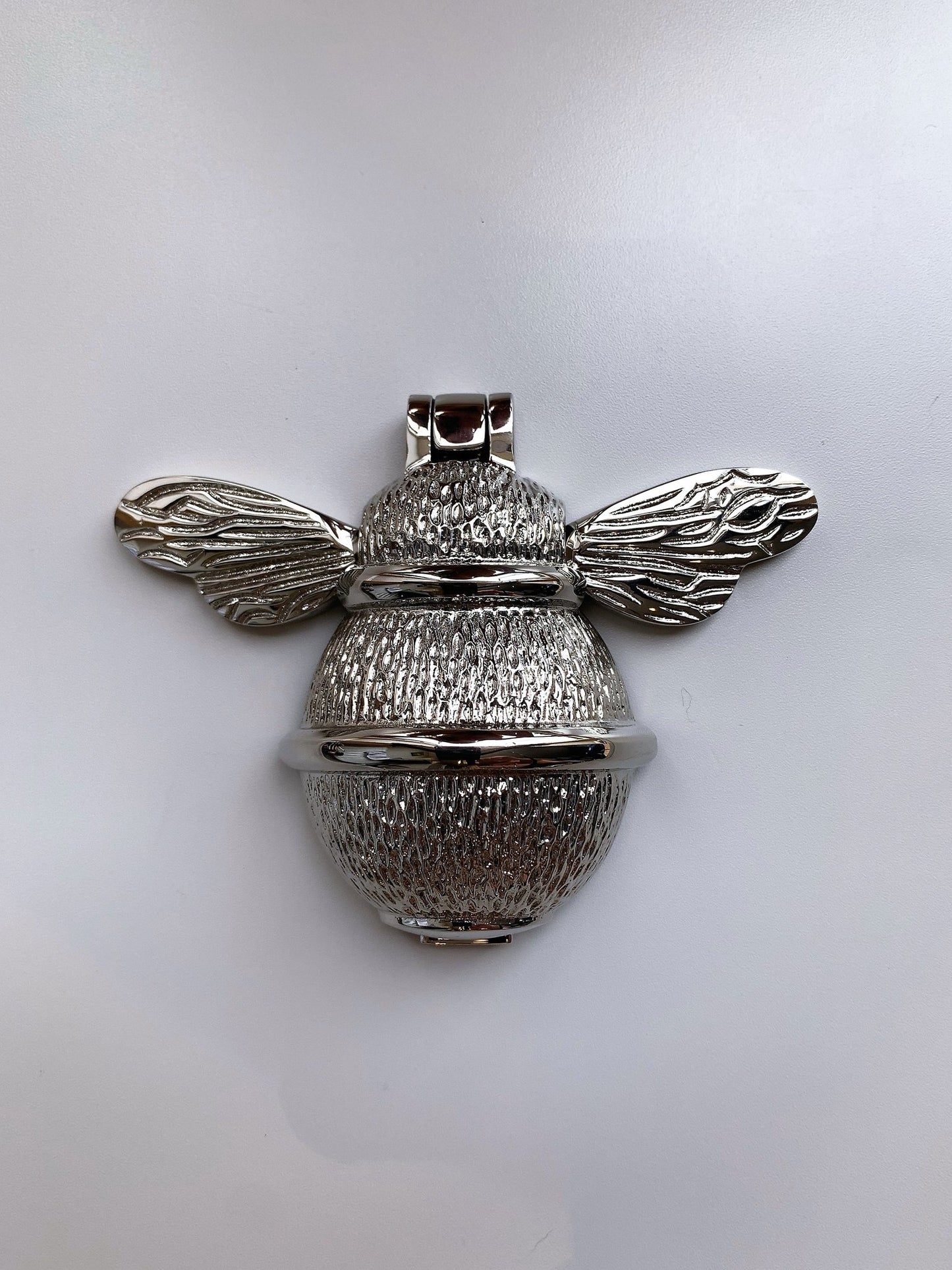 Nickel 'Silver' Bee Door Knocker